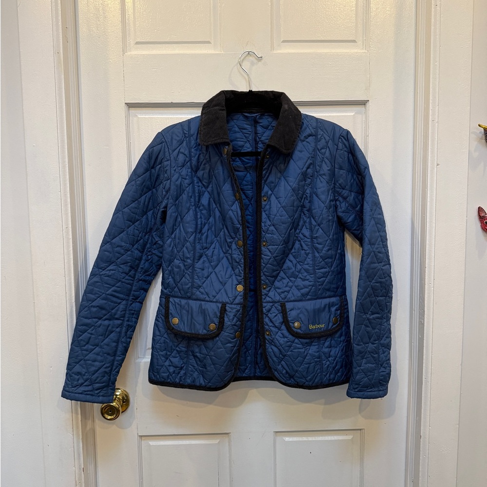 Barbour Navy Quilted Jacket
